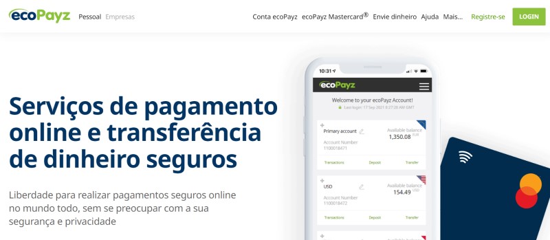 apostas com ecopayz