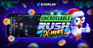 Uncrossable rush X-mas: o novo do Evoplay.